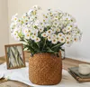 Dekorative Blumen Kränze weiß Daisy Bouquet DIY Home Dekorationspflanzen Künstliche Seidengefälschte Blumengarten Hochzeitsfeier3020531