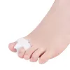 Behandlung 2pcs = 1Pair Silicon Toe Spreader Separator Bunion Hallux Valgus Korrektor Daumenfinger Korrektur Richtlinienfußpflegewerkzeug