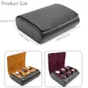 Watch Travel Case für Männer Frauen Roll Organizer Display 6 Slots Box 240415