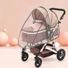 Universal barnvagn Regntäcke Baby Car Weather Wind Sun Shield Transparent andningsvagn