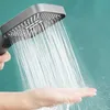 Bathroom Shower Heads New 4 Mode Big Adjustable Rainfall Shower Large Flow Showerhead High Pressure Water Saving Shower Mixer Bathroom Accessories
