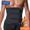 YBFDO Midjetränare Slimming Body Shaper Slim Belt för män Mage Kontroll Modellering Rem Belly Control Cincher Trimmer Girdle272f