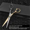 Hair Scissors New 6-inch cutting thin styling tool hair clippers stainless steel salon hair clippers regular flat tooth blades Q240426