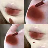 Lip Gloss Color Lipstick Waterproof Long Lasting Matte Red Brown Nude Glaze Liquid Y Tint Beauty Cosmeticlip Drop Delivery Otk4H