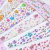 Tattoo Transfer Glitter Face Adreters for Children Rhinestones for Eyes Face Diamonds Bright Stickers Festival Makeup Jewels Starters ZS006 240426