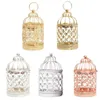 Kaarsenhouders Birdcage Vintage Stick Bruiloft middelpunt Retro Home Decor Party Lantern Candlestick G1H4