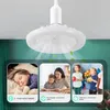 30W takfläkt med belysningslampa E27-omvandlarbas med fjärrkontroll för sovrummet Living Home Silent 3 hastigheter AC 85V-265V 240425