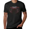 Tanque de tanques masculinos de camiseta bíblica neon roupas de anime de grandes dimensões