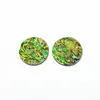 Llegada 35 mm 30pcs acrílico con encanto redondo de carcasa para hallazgos de joyas/aretes Diy PartsJewelry Hallazgos Componentes 240416