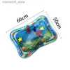 Sand Play Water Fun Baby water pad spray inflatable water pad with different patterns ocean lifesaving pad ice music water accessories game pad Q240426