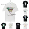 2024 Casa Blanca T-shirt Men Femmes Designer T-shirts Top Man Casual Coffre Letter Shirt Luxury Street Shorts Shorts Clothes Sweet Shirt T-shirt 692