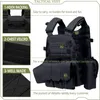 6094 Nylon Tived Gear Tactical Vest Body Armor Hunting Airsoft Accessoires Pouchage Camo Camo Military Army Vest 240408