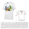 Męskie garnitury A1176 ptak akwarela toucan finch lory cockatoo macaw T-shirt kawaii ubrania