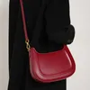 Sélection stricte du sac de selle en cuir authentique épaule simple épaule diagonale croix pour femmes mariage rouge offrant des cadeaux à sa petite amie quotidiennement