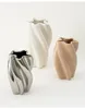 Vasen nordische Kunst abstrakt silberplattierte Keramik-Vase-Ornamente High-End einfaches Ins Stil Wohnzimmer Home Dekoration 2024