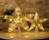 Treça de Natal Top Led Star Night Light Ornaments Garland Ano Novo 2022 Decorações para Home Navidad H09241983041