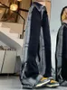 Jeans pour femmes y2k vintage femmes 2024 High Waist Street Poulangez pantalon en denim droit chic