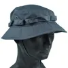 Breite Krempelnhüte Eimer Hüte Militärtaktische Boone Hats Jagd Sonnenfischerhut Outdoor Tarn Tarnung Bobble C Wanderfischer Scharfschütze Ghillie Bucket Hats J240425