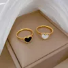 Preço barato e jóias de alta qualidade Rings Novo anel de borboleta dourada para amor versátil da moda Lucky Love High With Common Vnain