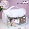 Sacs de cosmétiques Sac de grande capacité pour femmes imperméables Travel Wash Makeup Girls Girls DIY Stickers Kawaii Beauty Organisateur