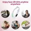 Microcurrent Face Lifting Machine V Double Chin Remover EMS Facial Massager Compress Skin Rejuvenation Beauty Device 240425
