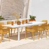 Camp Furniture Nordic Plastic Outdoor Chairs Multi-color Patio Garden Beach Chair Creative Casual Restaurant Table Set