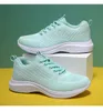 Free Shipping Men Women Running Shoes Low Solid Lace-Up Breathable Black Pink Mint Grey Mens Trainers Sport Sneakers GAI