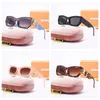 Designer -Blick auf ovale Sonnenbrille für Männer Frauen Luxus Brillenkatze polarisierte Top Fashion Gold M Rahmen Sonnenbrillen Gafas mit rosa Box L1Y6