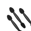 100pcs Double-tête éponge Eyeliner Eyeliner Brush Brush Brush Sponge Tool Portable Skin Friendly Beauty Makeup Tools 240412