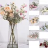 Decoratieve bloemen 7 hoofden zijden kunstmatige rozen trouwhuis decoratie groot boeket decor nepbloemarrangement bulk 50 cm