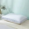 Pillow 1 pc 5 Star Hotel White Goose Down Pillows Goose Feather Filling Medium Firm Soft Bed Pillow Twin King Queen Size