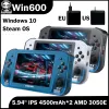 Robes Abernic Win600 Video Game Consoles 5.94'' Ips 1tb 256g Windows10 System Support Steam Deck Os Adm 3050e Handheld Game Players