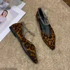 Casual Shoes Luxury Kedjan Women Flats Leopard 2024 Spring Summer Ballet Dance Large Size Zapatos Mujer