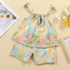 Giyim Setleri Kızlar Yaz Kolsuz Yumuşak Dokular Plaj Şortları ve Üstler Bebek SP99 için Set Eşleşmesi