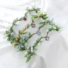 Clips de cheveux Cosplay Fairy Bandband avec des décors de pendentif et ethnique pour la mariée Flower Wedding Party