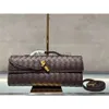 Crossbody New Venetas маленький дизайнер Bottage Single Bags 2024 Клатч для плеч чистый квадрат Andiamo Woven Cowhide Hand-Held NM7T