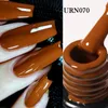 Ur cukier 75 ml złoty brokat nago żel Poliska do paznokci Aurora Winter Manicure Półprzepustny namocz UV LED Art lannish 240425