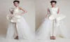 White Ivory Ruffles Zuhair Murad Evening Dresses Unique Designer Tulle kjol Formell parti Prom Gown 20199314696
