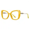 Sunglasses R57092 Metal Legs Reading Glasses Lady Luxury Large Frame Cat Eye Presbyopic Spectacle Dioptric 0.50- 3.50