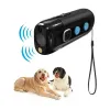 Repulsents Highpower Ultrasonic Dog Cat Repaller Flash Antidog Bice Dog Away Ultrasound Anit Bark Training Training Dog Dister Dispo Device for Dog