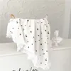 Couvertures couverture de poussette pour bébé pour les accessoires de bébés en coton en mousseline de mousseline longer