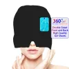 Massager Gel Hot Cold Therapy Hoofdpijn Migraine Relief Cap voor chemo, sinus, nek draagbare therapie wikkel stressdruk pijn verlichting massage