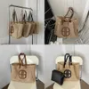 Beach Bags Ladies Woven Bag Contrast Grass Fashion Instyle Trendy Women's Shoulder Handbag