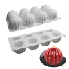 Moldes meibum spiral diamante cacto textura bolo de silicone molde mousse sobremesas ferramentas de cozimento sabão molde de molde diy pankware de cozinha