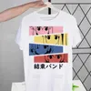 T-shirts voor heren Bocchi The Rock T-Shirts Summer Men/Women Hip Hop grappige print Kessoku Band T-shirt Hitori Gotou T Shirts Short Slve Tops T240425