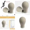 Herramientas para el cabello Mannequin Head Canvas Block Display Styling Manikin Wig Stand Get T Aingle Soporter Drop entrega Productos Accesorios OTC1Y