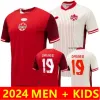 24 Kanadyjska koszulki piłkarskie 2024 Copa America Home Away Football Shirt Buchanan Davies David Maillot de Foot