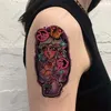 Tattoo Transfer wasserdichte temporäre Tattoo Aufkleber Anime Japanische doppelseitige dunkle Comics Kawakami Tomie Evil Girl gefälschte Tatoo für Frauen Männer 240427