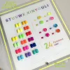Gel Eleanuos Neon -Serie Süßigkeiten Farbe UV 24PCS Gel Nagellack glänzender fluoreszierender Lack Langlebige Nagelkunst Soak Gel Großhandel