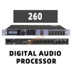 Tillbehör PA/PA2/260 Professionell digital ljudprocessor 3 till 6 Out Of Speaker Audio Matrix Signal Processor DSP Stage Performance